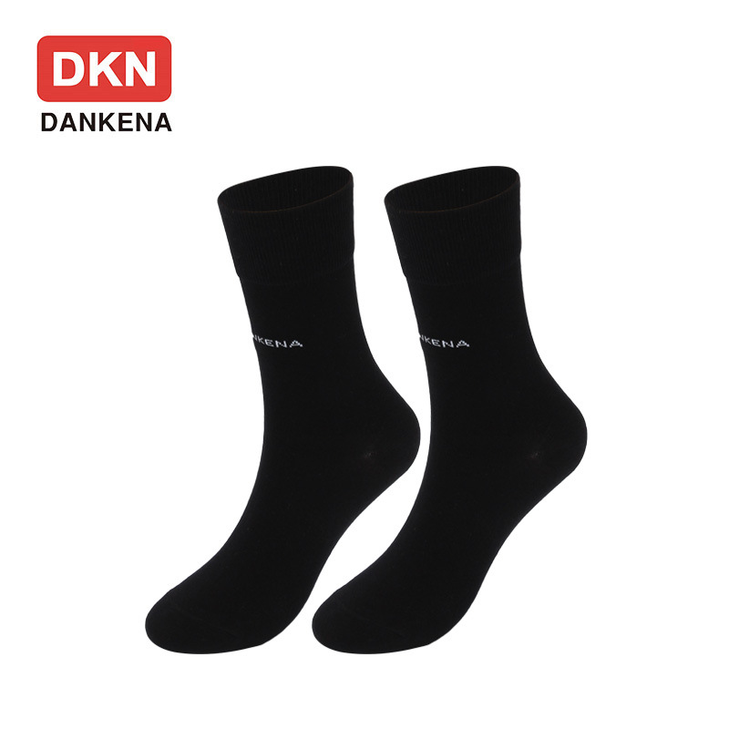 DANKENA 19B Letters Home Thigh High Sock Combed Cotton Socks Wild Summer Thin Female Stockings Knee Socks Wholesale